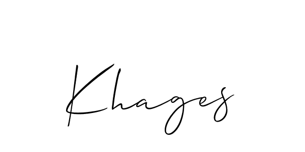 Best and Professional Signature Style for Khages. Allison_Script Best Signature Style Collection. Khages signature style 2 images and pictures png