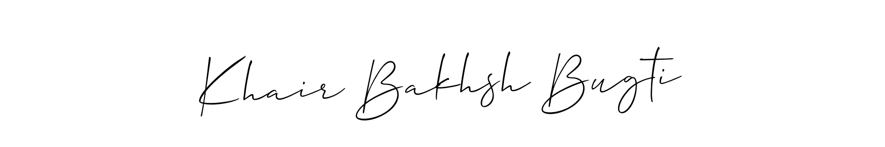 Once you've used our free online signature maker to create your best signature Allison_Script style, it's time to enjoy all of the benefits that Khair Bakhsh Bugti name signing documents. Khair Bakhsh Bugti signature style 2 images and pictures png