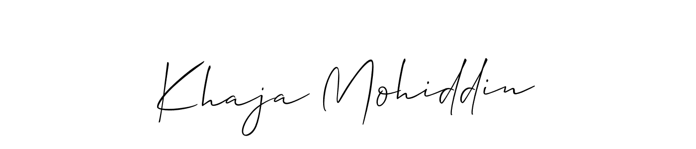 Best and Professional Signature Style for Khaja Mohiddin. Allison_Script Best Signature Style Collection. Khaja Mohiddin signature style 2 images and pictures png
