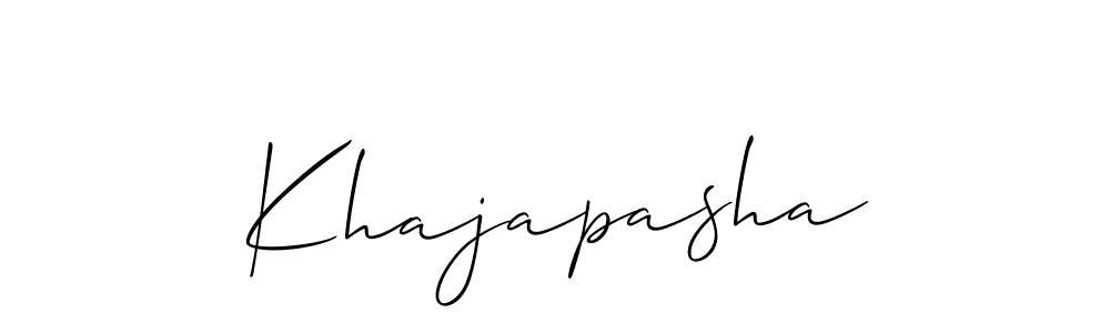 How to Draw Khajapasha signature style? Allison_Script is a latest design signature styles for name Khajapasha. Khajapasha signature style 2 images and pictures png
