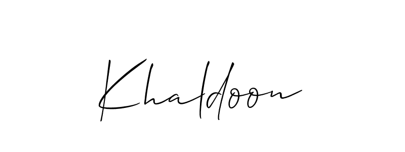 Check out images of Autograph of Khaldoon name. Actor Khaldoon Signature Style. Allison_Script is a professional sign style online. Khaldoon signature style 2 images and pictures png