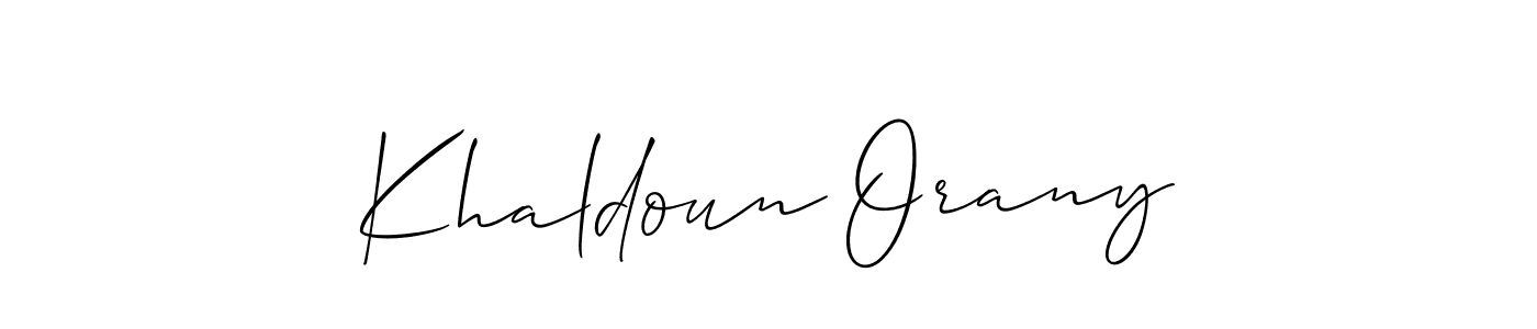 Check out images of Autograph of Khaldoun Orany name. Actor Khaldoun Orany Signature Style. Allison_Script is a professional sign style online. Khaldoun Orany signature style 2 images and pictures png