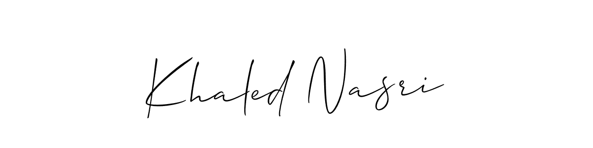 You can use this online signature creator to create a handwritten signature for the name Khaled Nasri. This is the best online autograph maker. Khaled Nasri signature style 2 images and pictures png
