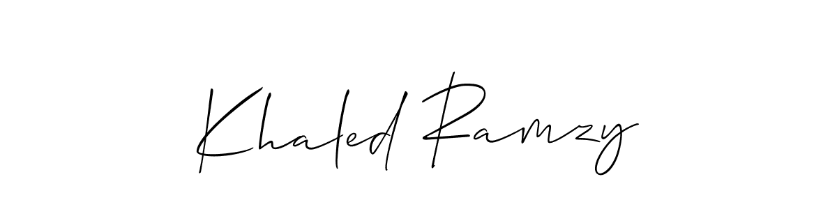 Check out images of Autograph of Khaled Ramzy name. Actor Khaled Ramzy Signature Style. Allison_Script is a professional sign style online. Khaled Ramzy signature style 2 images and pictures png
