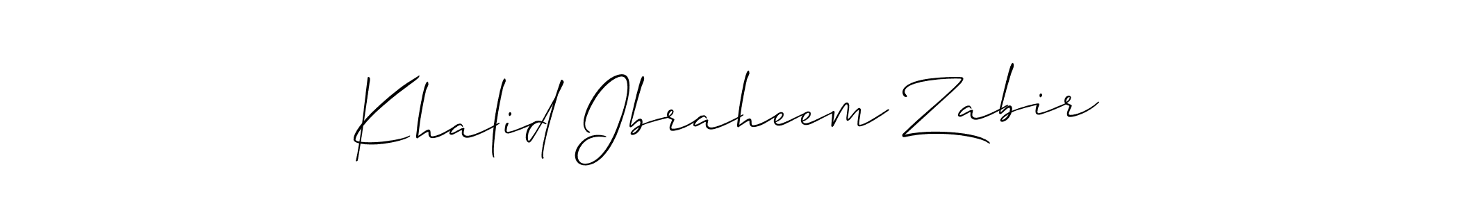 Here are the top 10 professional signature styles for the name Khalid Ibraheem Zabir. These are the best autograph styles you can use for your name. Khalid Ibraheem Zabir signature style 2 images and pictures png