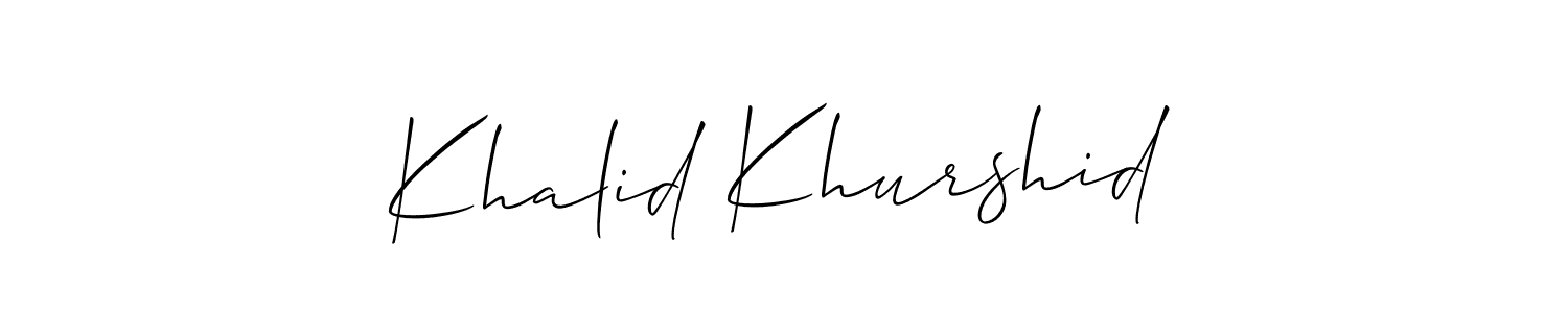 See photos of Khalid Khurshid official signature by Spectra . Check more albums & portfolios. Read reviews & check more about Allison_Script font. Khalid Khurshid signature style 2 images and pictures png