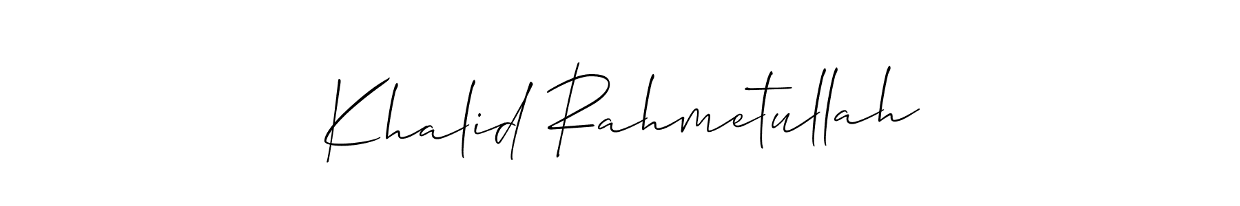 See photos of Khalid Rahmetullah official signature by Spectra . Check more albums & portfolios. Read reviews & check more about Allison_Script font. Khalid Rahmetullah signature style 2 images and pictures png