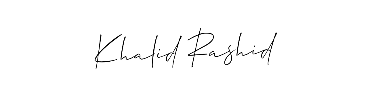 Check out images of Autograph of Khalid Rashid name. Actor Khalid Rashid Signature Style. Allison_Script is a professional sign style online. Khalid Rashid signature style 2 images and pictures png