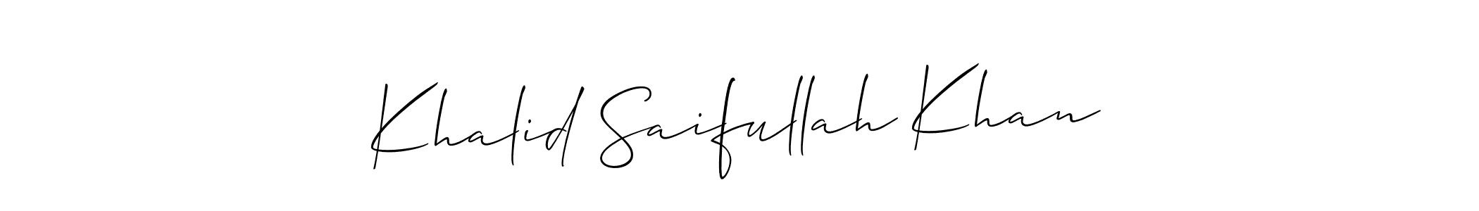 See photos of Khalid Saifullah Khan official signature by Spectra . Check more albums & portfolios. Read reviews & check more about Allison_Script font. Khalid Saifullah Khan signature style 2 images and pictures png