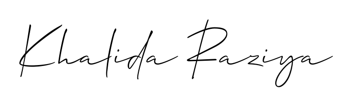 Turn your name Khalida Raziya into a signature brand with Allison_Script styling. Download in standard PNG or transparent format anytime. Khalida Raziya signature style 2 images and pictures png
