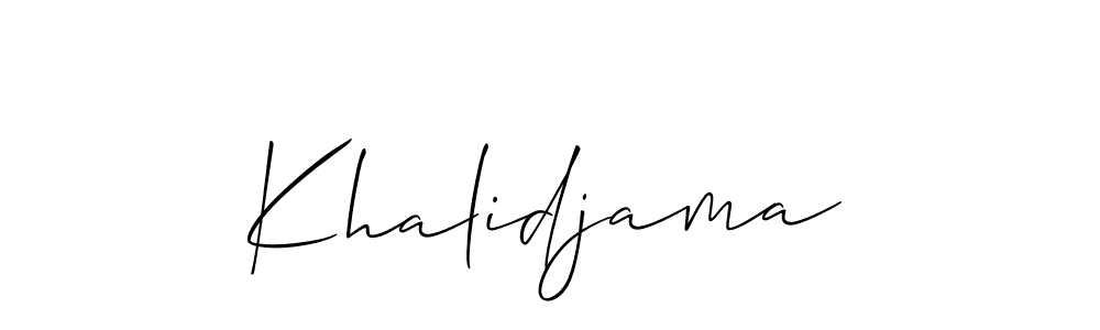 Make a beautiful signature design for name Khalidjama. Use this online signature maker to create a handwritten signature for free. Khalidjama signature style 2 images and pictures png