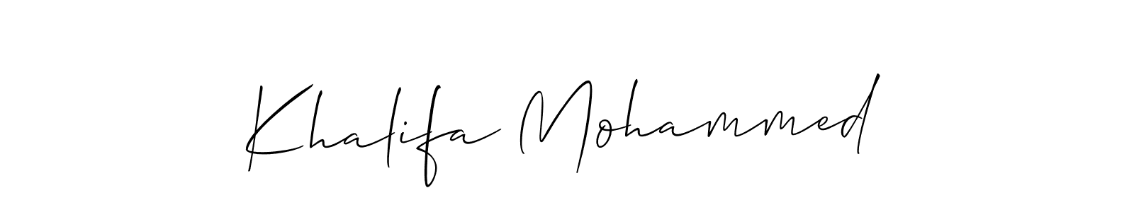 See photos of Khalifa Mohammed official signature by Spectra . Check more albums & portfolios. Read reviews & check more about Allison_Script font. Khalifa Mohammed signature style 2 images and pictures png