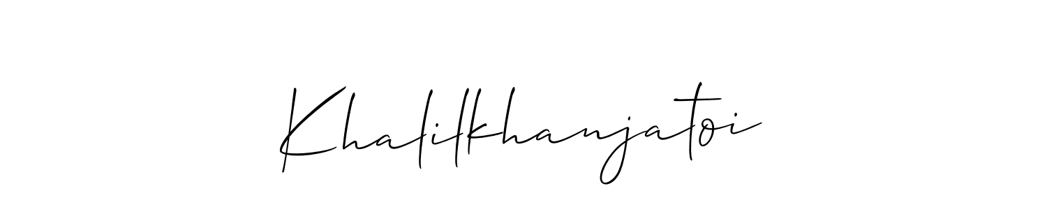 Make a beautiful signature design for name Khalilkhanjatoi. Use this online signature maker to create a handwritten signature for free. Khalilkhanjatoi signature style 2 images and pictures png