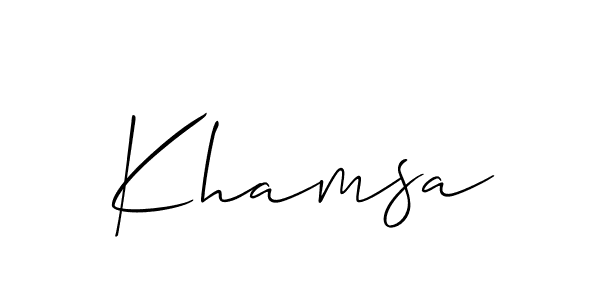 Here are the top 10 professional signature styles for the name Khamsa. These are the best autograph styles you can use for your name. Khamsa signature style 2 images and pictures png