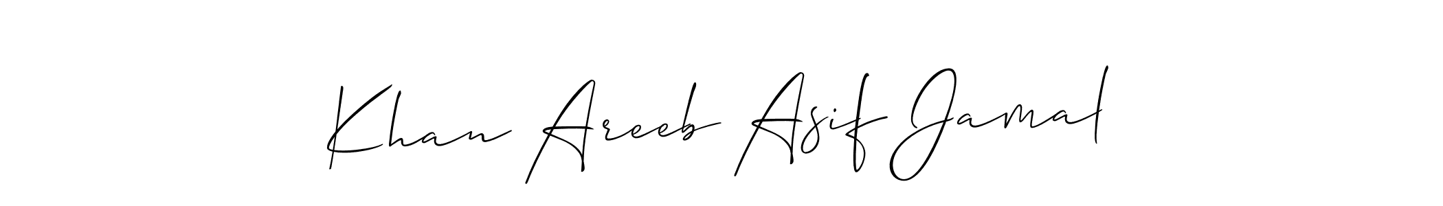 See photos of Khan Areeb Asif Jamal official signature by Spectra . Check more albums & portfolios. Read reviews & check more about Allison_Script font. Khan Areeb Asif Jamal signature style 2 images and pictures png