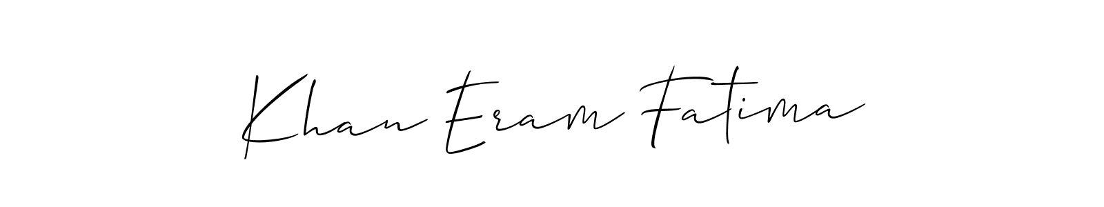 Once you've used our free online signature maker to create your best signature Allison_Script style, it's time to enjoy all of the benefits that Khan Eram Fatima name signing documents. Khan Eram Fatima signature style 2 images and pictures png