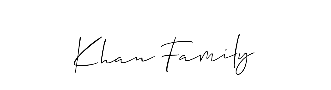 Once you've used our free online signature maker to create your best signature Allison_Script style, it's time to enjoy all of the benefits that Khan Family name signing documents. Khan Family signature style 2 images and pictures png
