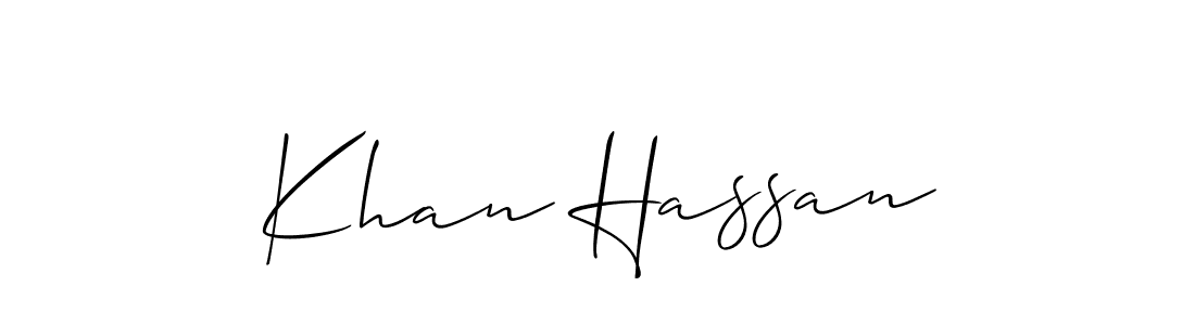 Make a beautiful signature design for name Khan Hassan. Use this online signature maker to create a handwritten signature for free. Khan Hassan signature style 2 images and pictures png