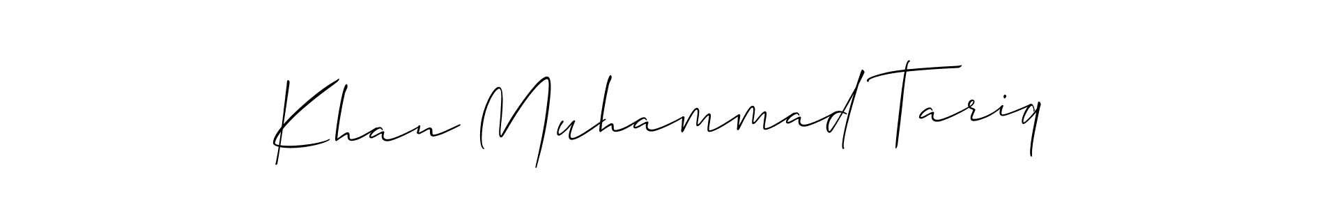 How to Draw Khan Muhammad Tariq signature style? Allison_Script is a latest design signature styles for name Khan Muhammad Tariq. Khan Muhammad Tariq signature style 2 images and pictures png