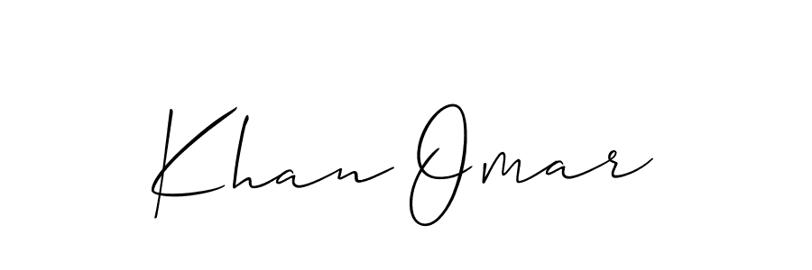 Khan Omar stylish signature style. Best Handwritten Sign (Allison_Script) for my name. Handwritten Signature Collection Ideas for my name Khan Omar. Khan Omar signature style 2 images and pictures png