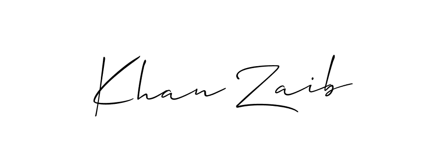 Best and Professional Signature Style for Khan Zaib. Allison_Script Best Signature Style Collection. Khan Zaib signature style 2 images and pictures png