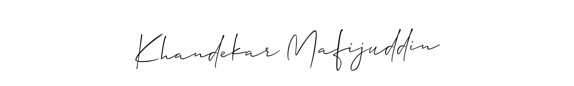 Here are the top 10 professional signature styles for the name Khandekar Mafijuddin. These are the best autograph styles you can use for your name. Khandekar Mafijuddin signature style 2 images and pictures png