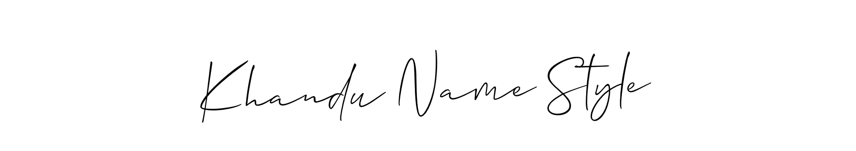 Here are the top 10 professional signature styles for the name Khandu Name Style. These are the best autograph styles you can use for your name. Khandu Name Style signature style 2 images and pictures png