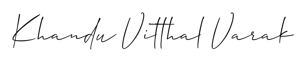 Best and Professional Signature Style for Khandu Vitthal Varak. Allison_Script Best Signature Style Collection. Khandu Vitthal Varak signature style 2 images and pictures png