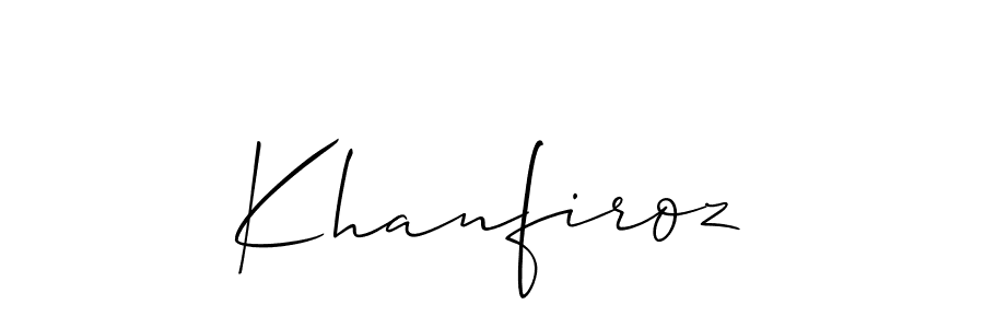 Check out images of Autograph of Khanfiroz name. Actor Khanfiroz Signature Style. Allison_Script is a professional sign style online. Khanfiroz signature style 2 images and pictures png