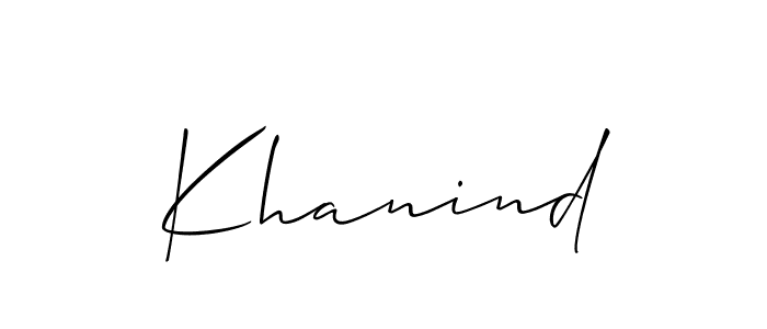 Once you've used our free online signature maker to create your best signature Allison_Script style, it's time to enjoy all of the benefits that Khanind name signing documents. Khanind signature style 2 images and pictures png