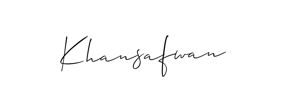 You can use this online signature creator to create a handwritten signature for the name Khansafwan. This is the best online autograph maker. Khansafwan signature style 2 images and pictures png