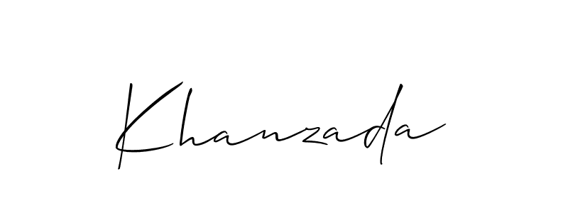 Make a short Khanzada signature style. Manage your documents anywhere anytime using Allison_Script. Create and add eSignatures, submit forms, share and send files easily. Khanzada signature style 2 images and pictures png