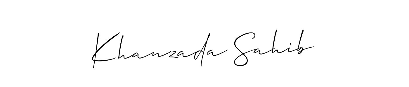 Here are the top 10 professional signature styles for the name Khanzada Sahib. These are the best autograph styles you can use for your name. Khanzada Sahib signature style 2 images and pictures png