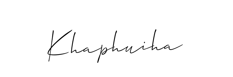 Allison_Script is a professional signature style that is perfect for those who want to add a touch of class to their signature. It is also a great choice for those who want to make their signature more unique. Get Khaphuiha name to fancy signature for free. Khaphuiha signature style 2 images and pictures png