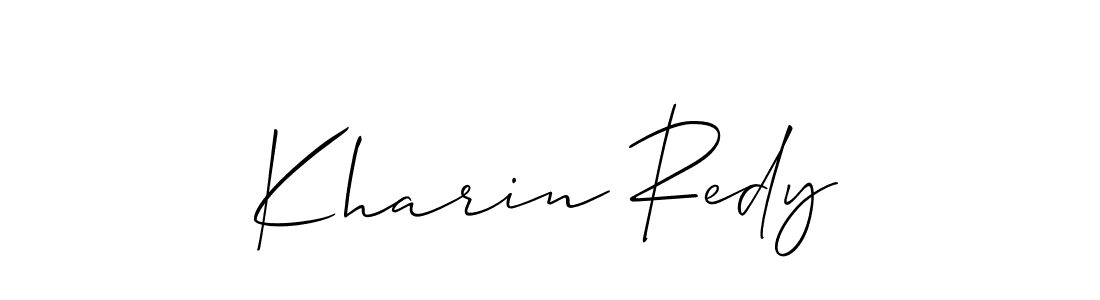 Best and Professional Signature Style for Kharin Redy. Allison_Script Best Signature Style Collection. Kharin Redy signature style 2 images and pictures png