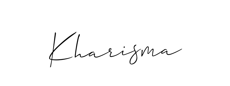 The best way (Allison_Script) to make a short signature is to pick only two or three words in your name. The name Kharisma include a total of six letters. For converting this name. Kharisma signature style 2 images and pictures png