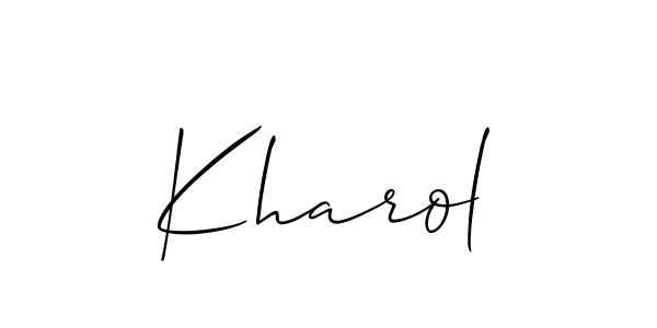 Check out images of Autograph of Kharol name. Actor Kharol Signature Style. Allison_Script is a professional sign style online. Kharol signature style 2 images and pictures png