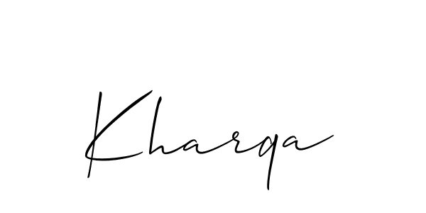 Make a short Kharqa signature style. Manage your documents anywhere anytime using Allison_Script. Create and add eSignatures, submit forms, share and send files easily. Kharqa signature style 2 images and pictures png