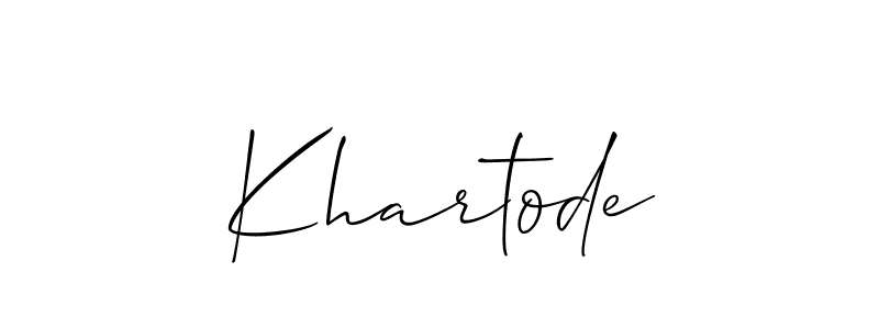 It looks lik you need a new signature style for name Khartode. Design unique handwritten (Allison_Script) signature with our free signature maker in just a few clicks. Khartode signature style 2 images and pictures png