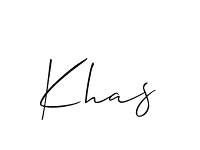You should practise on your own different ways (Allison_Script) to write your name (Khas) in signature. don't let someone else do it for you. Khas signature style 2 images and pictures png