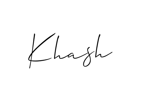 if you are searching for the best signature style for your name Khash. so please give up your signature search. here we have designed multiple signature styles  using Allison_Script. Khash signature style 2 images and pictures png