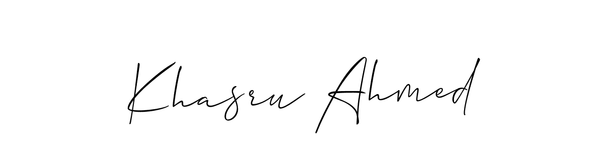 This is the best signature style for the Khasru Ahmed name. Also you like these signature font (Allison_Script). Mix name signature. Khasru Ahmed signature style 2 images and pictures png