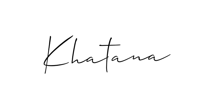 Check out images of Autograph of Khatana name. Actor Khatana Signature Style. Allison_Script is a professional sign style online. Khatana signature style 2 images and pictures png