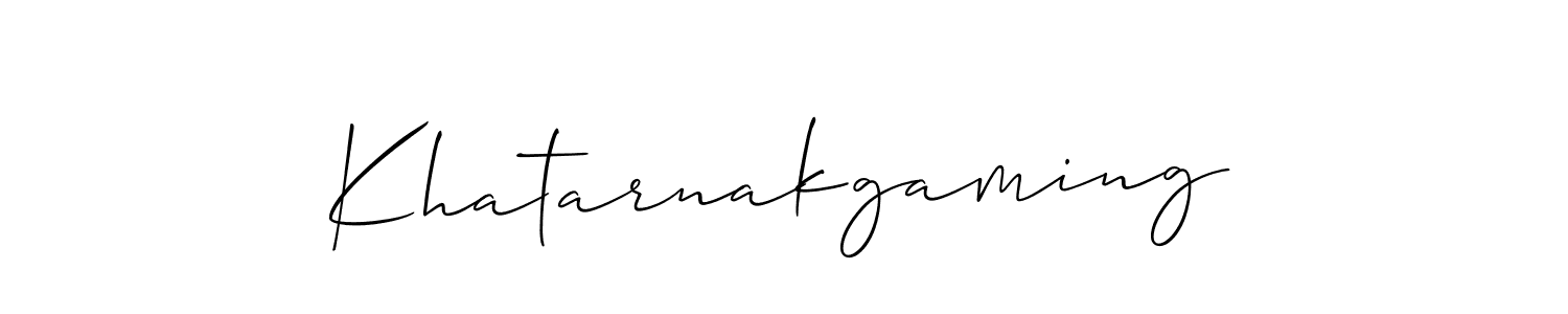 See photos of Khatarnakgaming official signature by Spectra . Check more albums & portfolios. Read reviews & check more about Allison_Script font. Khatarnakgaming signature style 2 images and pictures png