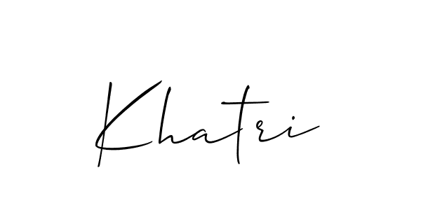 Allison_Script is a professional signature style that is perfect for those who want to add a touch of class to their signature. It is also a great choice for those who want to make their signature more unique. Get Khatri name to fancy signature for free. Khatri signature style 2 images and pictures png