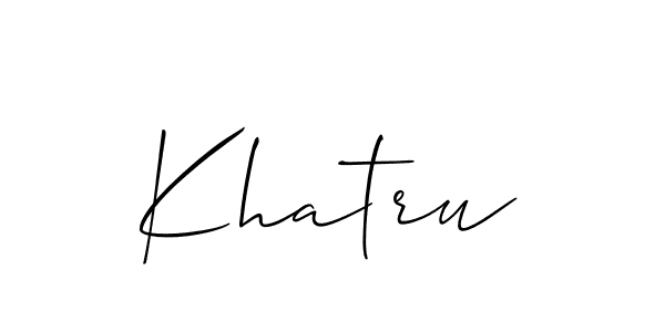 Here are the top 10 professional signature styles for the name Khatru. These are the best autograph styles you can use for your name. Khatru signature style 2 images and pictures png