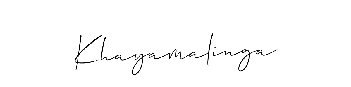 Check out images of Autograph of Khayamalinga name. Actor Khayamalinga Signature Style. Allison_Script is a professional sign style online. Khayamalinga signature style 2 images and pictures png