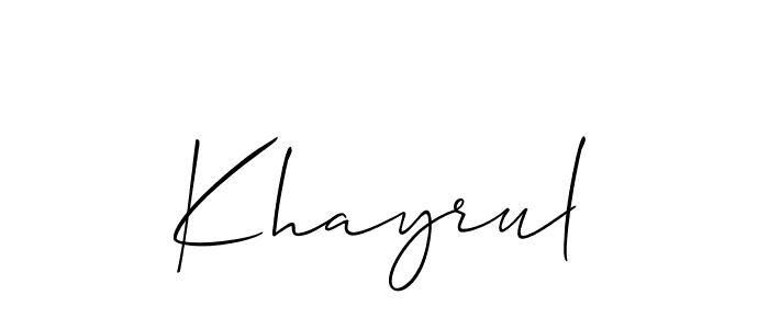 Make a short Khayrul signature style. Manage your documents anywhere anytime using Allison_Script. Create and add eSignatures, submit forms, share and send files easily. Khayrul signature style 2 images and pictures png