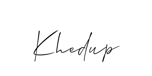 Once you've used our free online signature maker to create your best signature Allison_Script style, it's time to enjoy all of the benefits that Khedup name signing documents. Khedup signature style 2 images and pictures png
