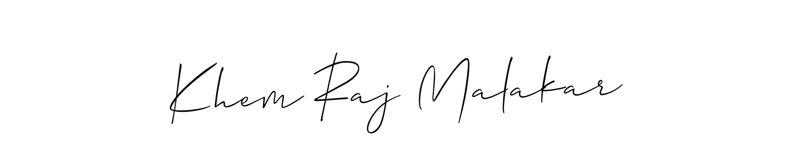 You can use this online signature creator to create a handwritten signature for the name Khem Raj Malakar. This is the best online autograph maker. Khem Raj Malakar signature style 2 images and pictures png